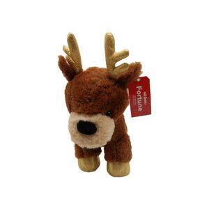 PetSmart Plush Dog Toy Fortune the Deer Squeaker 12" Stuffed Animal NWT Reindeer